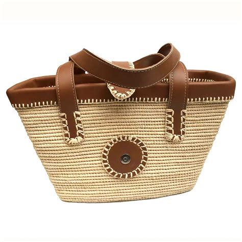 Moroccan Raffia Basket Bag – Handmadology