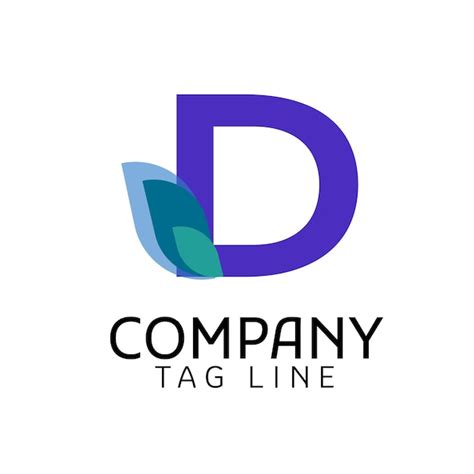 Premium Vector Four Colorful D Logos With The Text Company Tag Line