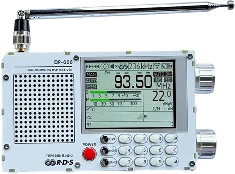 Amazon.com: DP-666, TEF6686, Portable Radio - Full Band FM AM FM ...