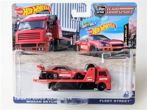 Hot Wheels Team Transport Silhouette R Nissan Skyline Motul Fleet Lb Er Read
