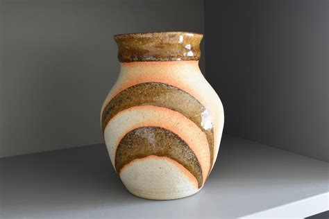 Graham Fern Vase Porthleven Pottery Soda Fired Contrasting Etsy Uk