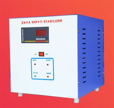 Automatic 985 Servo Stabilizer 170 270v Ac 1 Phase At Rs 5800 In