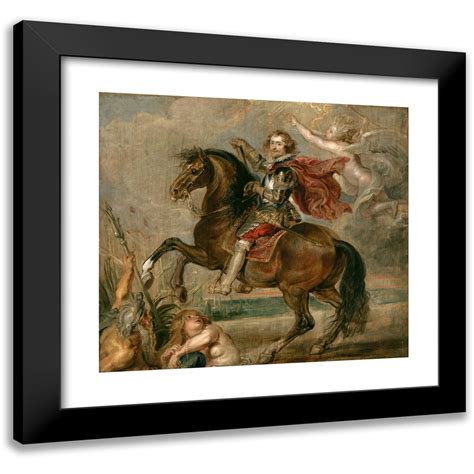 Peter Paul Rubens 22x20 Black Modern Framed Museum Art Print Titled