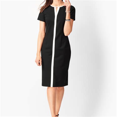 Refined Ponte Sheath Dress Talbots Talbots Dress Sheath Dress 1