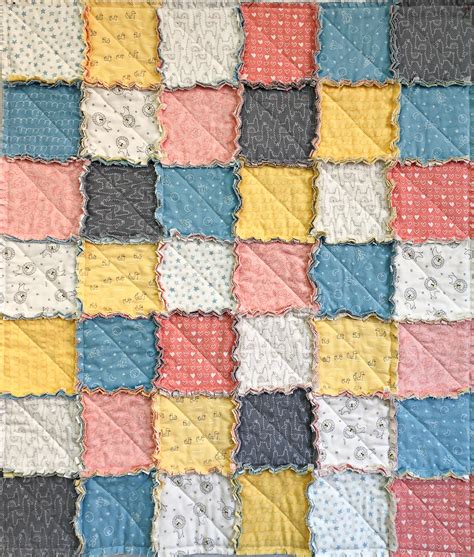 Spring Raggy Flannel Quilt Kit