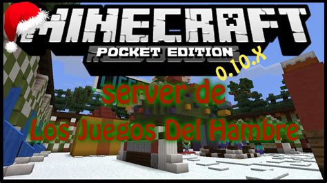 Server de Los Juegos Del Hambre lobby navideño para Minecraft PE v0