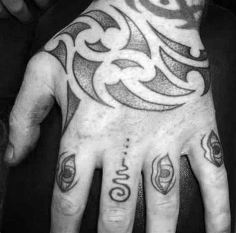 40 Tribal Hand Tattoos For Men Manly Ink Design Ideas