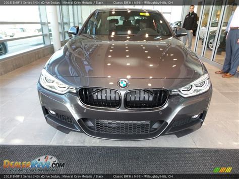 2018 Bmw 3 Series 340i Xdrive Sedan Mineral Grey Metallic Black Photo