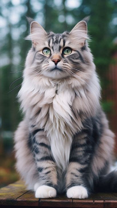 Grey Norwegian Forest Cat Pictures Breed Profile Of A Grey