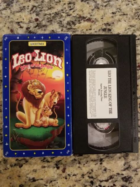 LEO THE LION King Of The Jungle VHS 1995 SLIP SLEEVE TESTED FREE