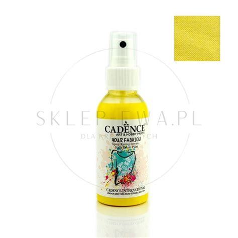 Farba Do Tkanin W Sprayu Cytrynowa Cadence 100ml YF1101 Sklep