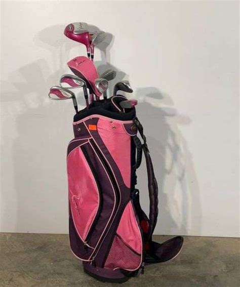 Wilson Hope Pink Golf Club Bag And Clubs Breast Cancer Awareness Set Hash Auctions