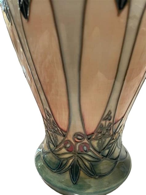 Moorcroft Cluny Pattern Vase Circa Designed By Sally Tuffin For