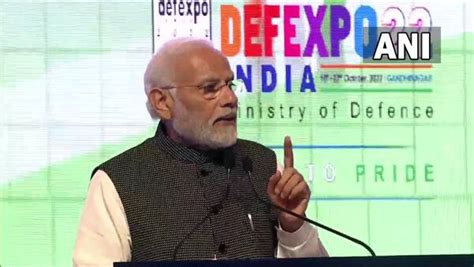 Pm Modi Inaugurates Defexpo In Gujarats Gandhinagar Today News