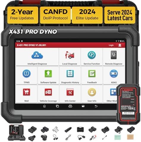 LAUNCH X431 Pro Dyno 2024 All In One OBD2 Scanner ECU Coding Bi