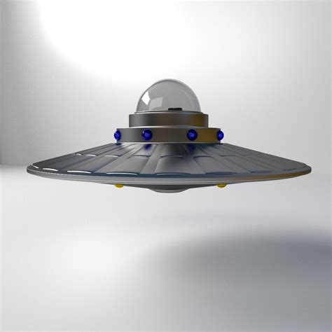 Flying Saucer Earth Vs The Flying Saucers D Model Fbx Obj