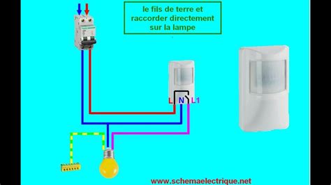 Schema Branchement Cablage D Tecteur De Mouvement D Tecteur De