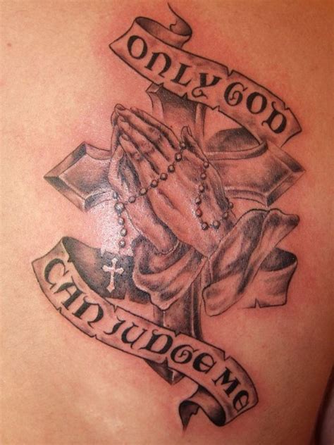 65+ Images OF Praying Hands Tattoos - Way to God