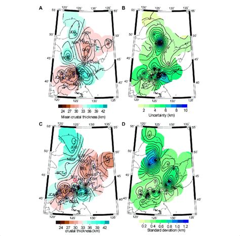 A Map View Of Crustal Thickness From Rfs Inversion Via The Htbi