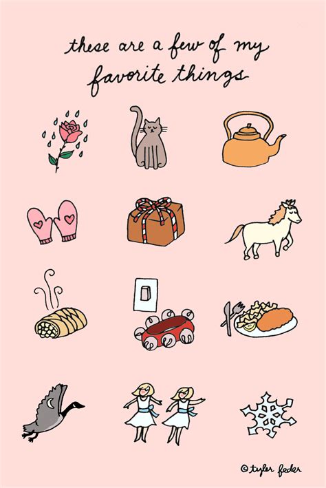 These Are A Few Of My Favorite Things Printable