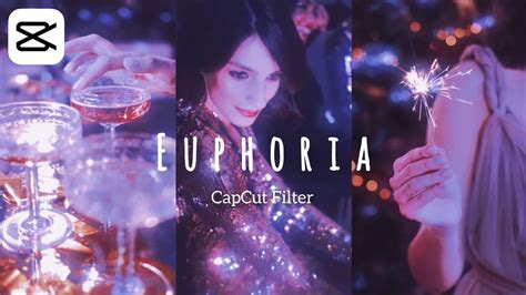 Euphoria Capcut Filter Tutorial Purple Capcut Filter Editing Youtube