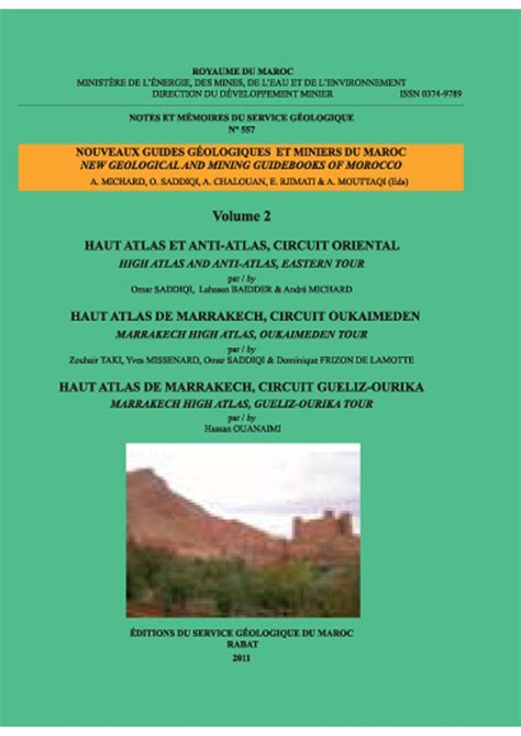 G Ologie Structurale De L Anti Atlas Oriental Maroc Rero Doc