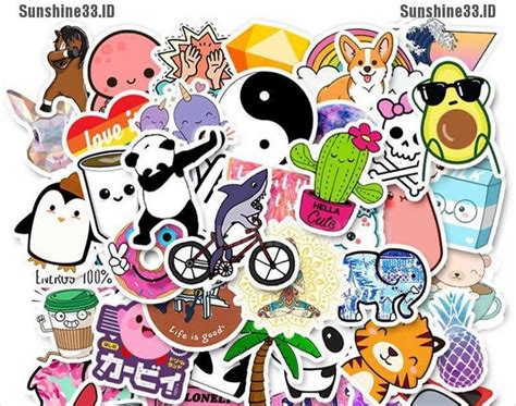 30 Ide Stiker Kartun Lucu Aneka Stiker Keren