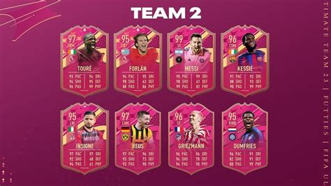 FIFA 23 FUTTIES Heroes Team 2 Release with Messi Touré and Forlan in