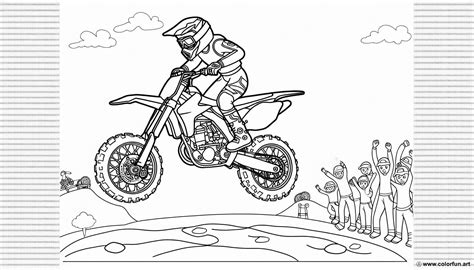 Coloriage De Moto Cross Sport T L Charger Ou Imprimer Gratuitement