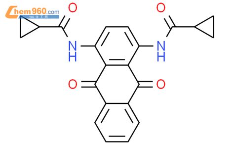 136946 90 2 Cyclopropanecarboxamide N N 9 10 Dihydro 9 10 Dioxo 1 4 Anthracenediyl Bis 化学式、结构式