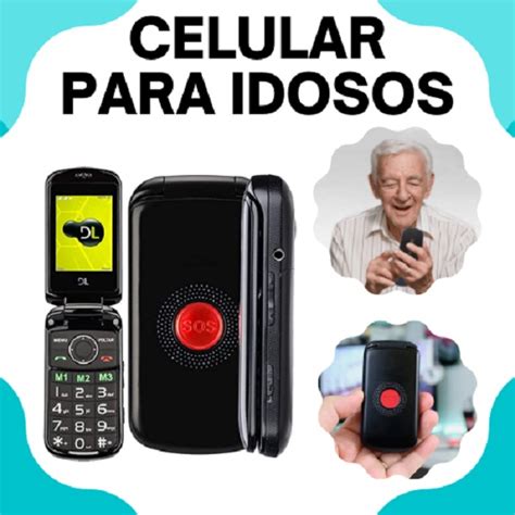 Celular para idosos dl YC130 tela 2 4 dual rádio botão sos Submarino