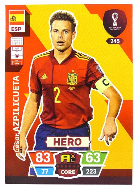 Karty World Cup QATAR 2022 Bazowa Azpilicueta 245 12797411826