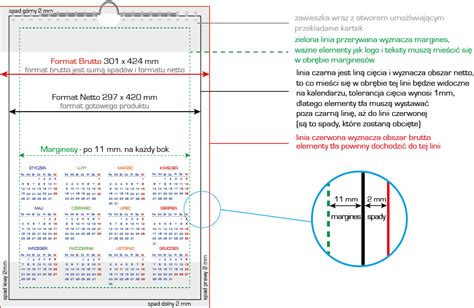Kalendarz Wieloplanszowy Spiralowany Digital Printing