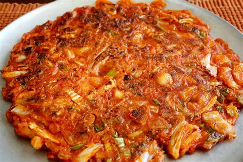 Kimchi Pancake Kimchijeon Recipe Maangchi