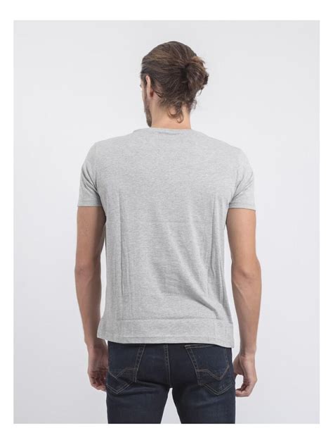 T Shirt Col Rond Pur Coton Jupitoli Gris Kiabi