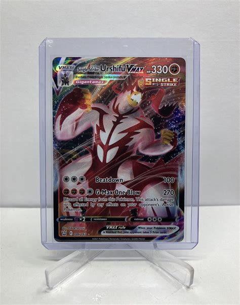 Single Strike Urshifu Vmax Battle Styles Full Art Ultra Rare