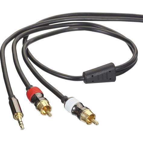 Fospower Ft Mm To Rca Cable Rca Audio Cable K Gold Plated Male