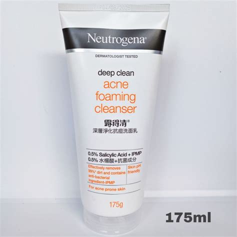 Neutrogena โฟมล้างหน้า Deep Clean Acne Foaming Cleanser นูโทรจีน่า โฟมล้างหน้า175กรัม Th