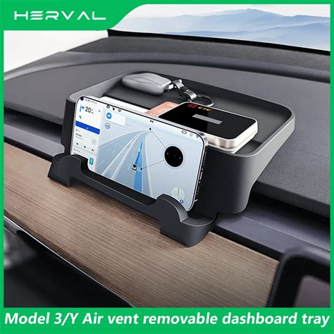 Herval For Tesla Model 3 Y Cell Phone Holder ETC Holder Air Vent