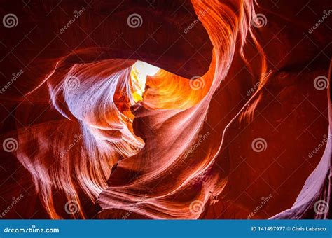 The Intricate Canyons Of Antelope Canyon Stock Image Image Of