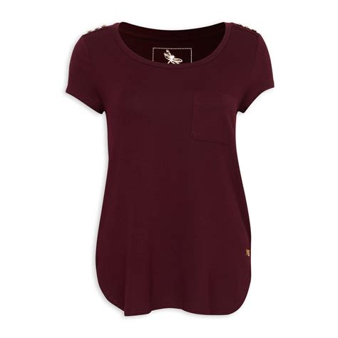 Burgundy T-shirt (3114798) | TRS