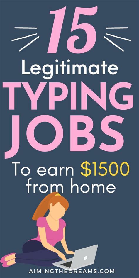 15 Legitimate Home Typing Jobs For Making Money Artofit