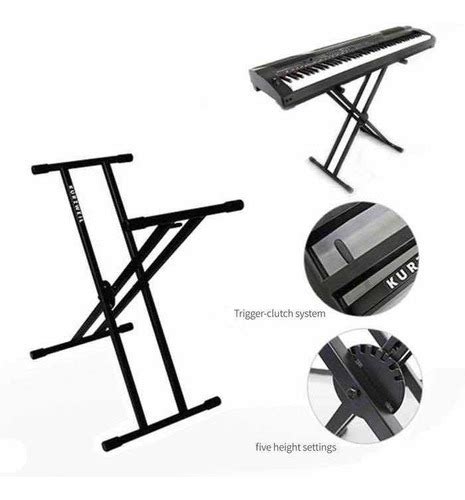 Kurzweil Yks Soporte Teclado Piano Tijera Pata Doble