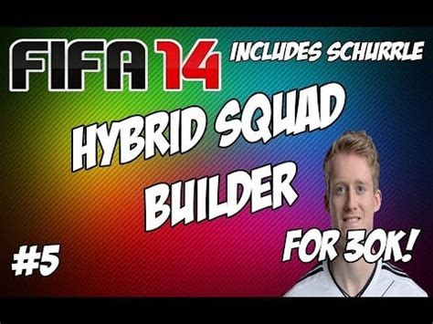 FIFA 14 30K Hybrid Squad Builder Spanish And German Ft Schurrle