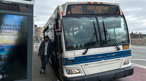 Mta Bus Orion Vii Next Gen Hybrid On The Q Bus To East