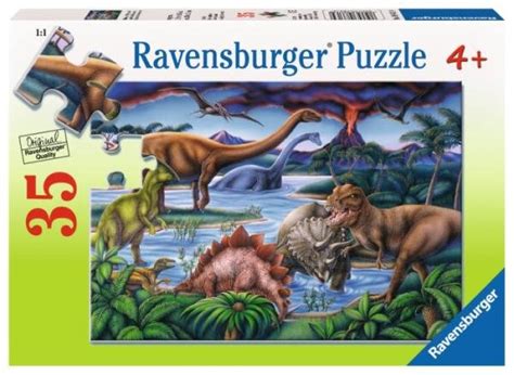 Ravensburger puzzle Plac zabaw dla dinozaurów 35 el Ravensburger