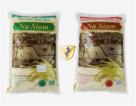 Gạo Thái Hom Mali Na Siam 5kg Gạo Thái Pathumthani Na Siam 5kg Gạo