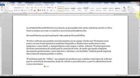 Curso De Microsoft Word 2010 Gratis Lección 1 Todo En Español Youtube