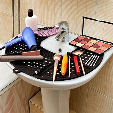 Sink Topper Bathroom Sink Cover For Counter Space Makeup Organizer Mat And Must Have Bathroom