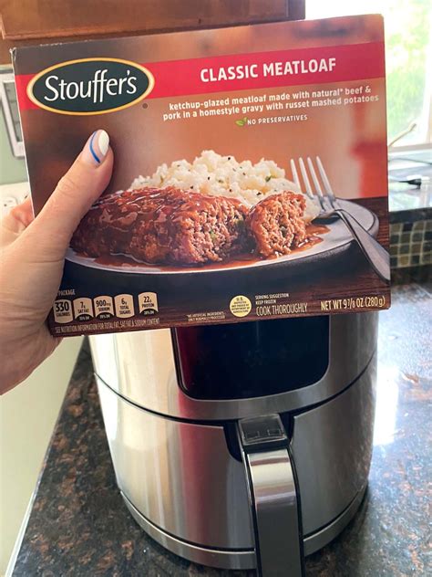 Air Fryer Stouffers Frozen Meatloaf Melanie Cooks